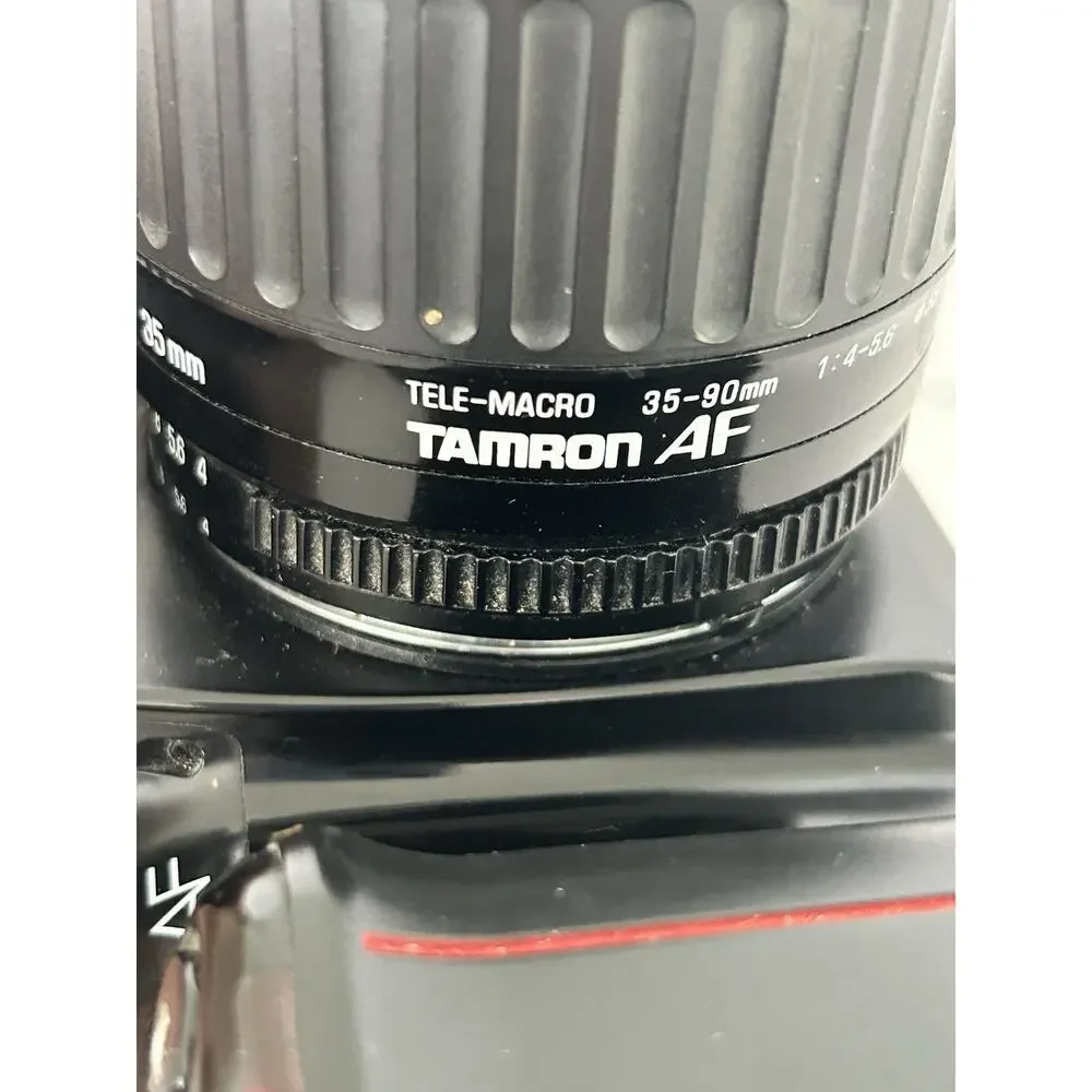 Nikon N6006 Camera With Tamron AF Tele-Macro 35-90 mm Lens Tested Working